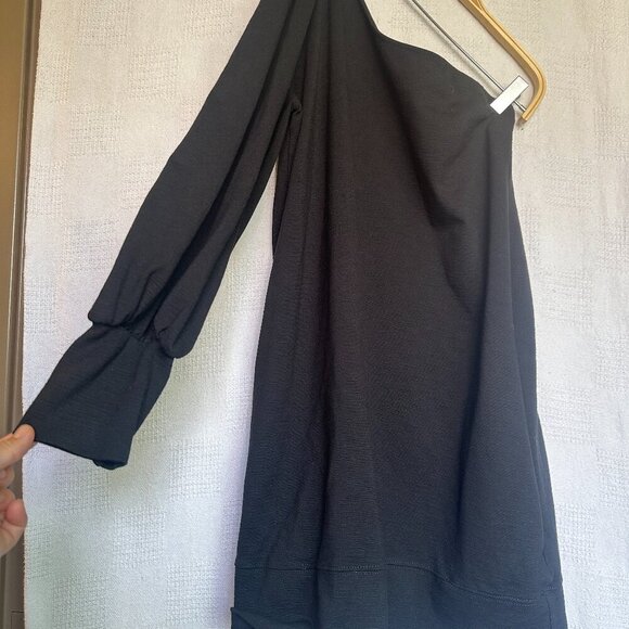 Free People Zoya one shoulder shift dress Sz M - Picture 2 of 8